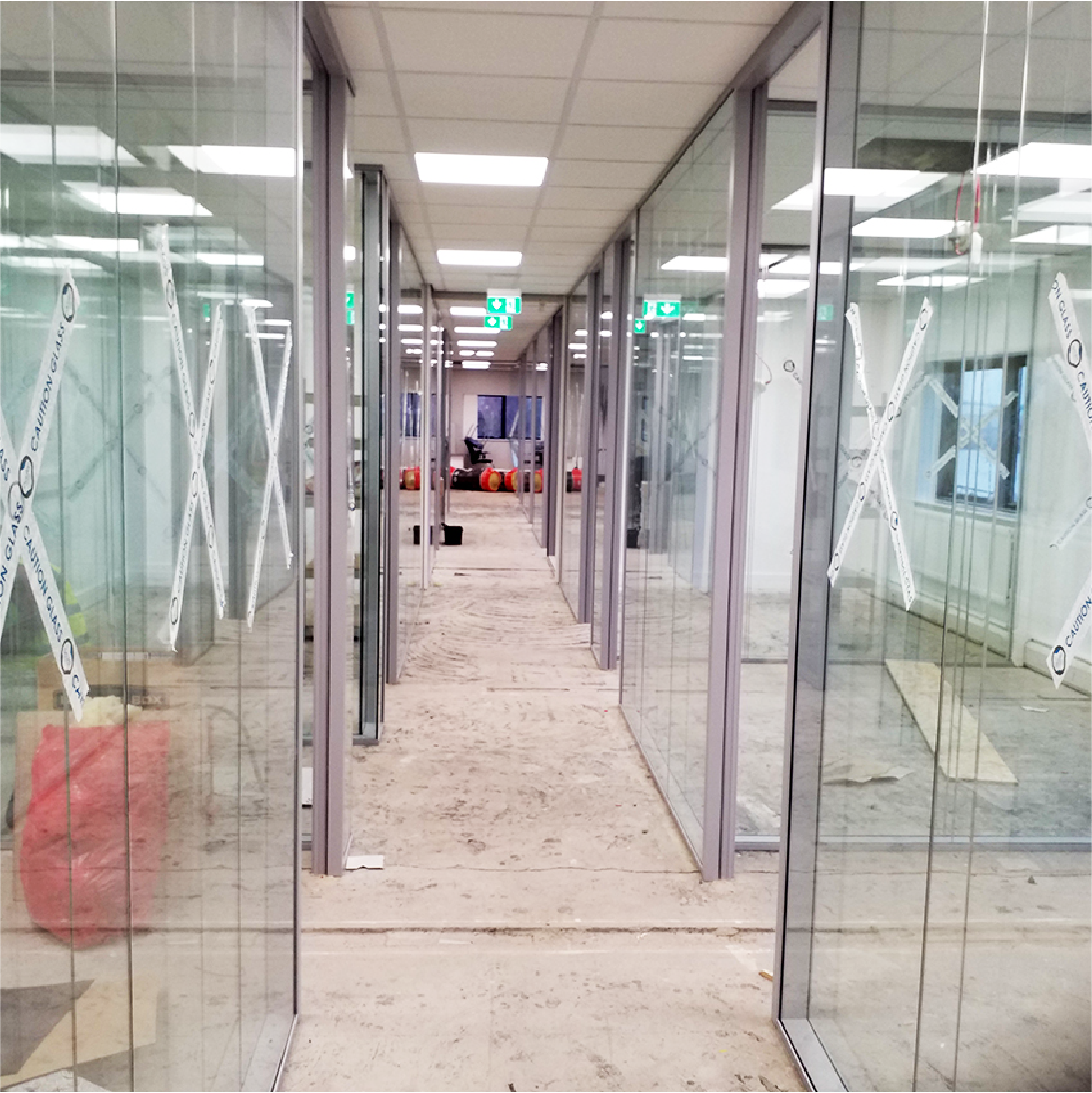 Full office refurbishment including acoustic glass walls