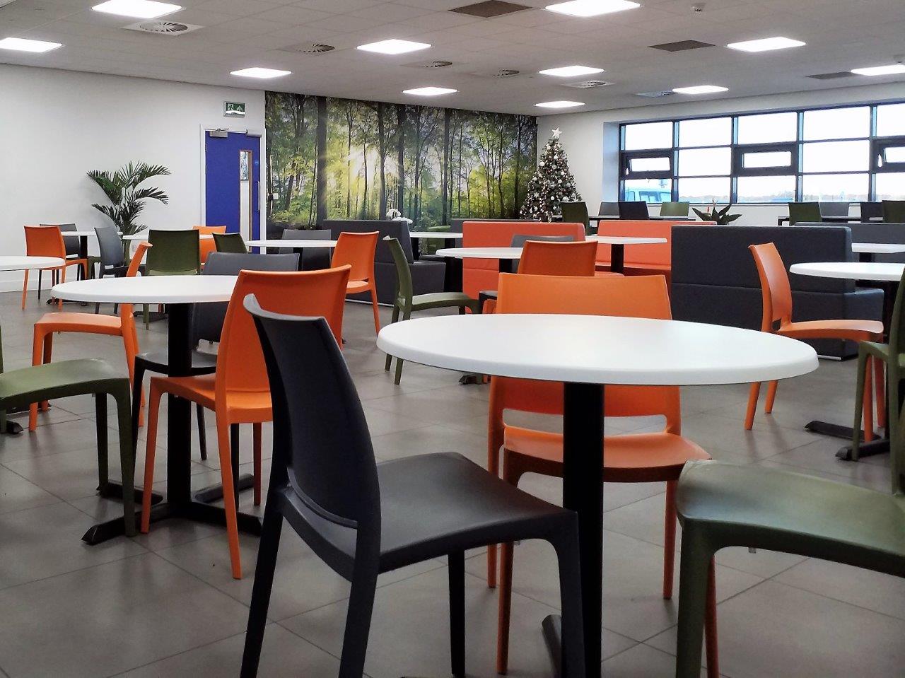 Full refurbishment of the canteen area